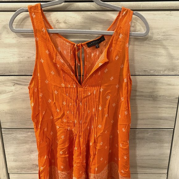NWT Sanctuary Orange Sleeveless Top Size XS - Picture 2 of 5